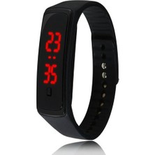 Sb Shopping Siyah Ekranlı LED Kol Saati (Siyah)