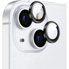 Apple iPhone 15 Plus Uyumlu Zore Cl-12 Premium Safir Parmak Izi Bırakmayan Anti-Reflective Kamera Lens Koruyucu