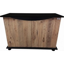 Kanki Pet 82 cm Mdf  Flex Atlantik Çam Kapaklı Akvaryum Sehpası 82X40X69 cm