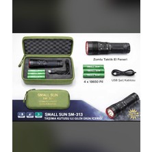 Small Sun SM-313 50W 5000 Lümen Yüksek Güçlü El Feneri