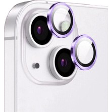 Apple iPhone 14 Plus Uyumlu Zore Cl-12 Premium Safir Parmak Izi Bırakmayan Anti-Reflective Kamera Lens Koruyucu