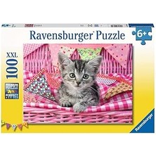 Starseven Ravensburger 129850 Sevimli Kedicik Puzzle, 100 Parça