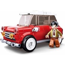 Starseven Sluban Model Bricks Kırmızı Araba Yapım Seti, 150 Parça