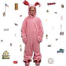 Starseven A Christmas Story Ralphie Bunny Suit Dev Duvar Çıkartmaları