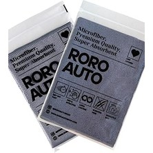 Starseven Mikrofiber Araç Kurulama Havlusu (50X70) &amp; Cam Bezi (50X70) Araç Yıkama Seti