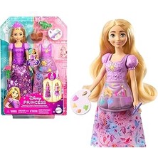 Starseven Prensesi Oyuncakları, 2 Farklı Görünüme Sahip Rapunzel Bebek, 9 Aksesuar, Takılıp Çık