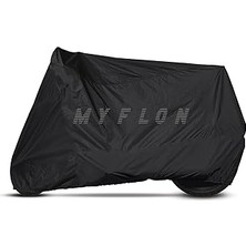 Starseven Motosiklet Brandası Su Geçirmez Motor Branda Beden - Siyah (Large)