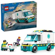 Starseven City Acil Yardım Ambulansı 60451 - Model Araç Seven 5 Yaş Üzeri Çocuklar Için Yaratıcı Oyuncak