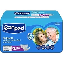 Starseven Canped Tekstil Yüzeyli Belbantlı Ekstra Büyük Boy Xl 30LU Hasta Bezi