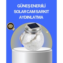 İntora Bahçe Teras Için Solar Cam Sarkıt LED Aydınlatma