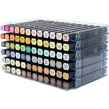 Starseven Spectrum Noir Companion - Şeffaf Kalemler Için Üstün Saklama Bölmeleri - Orijinal Sürüm, 6/paket, P