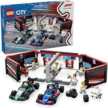 Starseven City F1 Garajı Mercedes-Amg Alpine Arabaları 60444-7 Yaş Üzeri Çocuklar Için Yarış Ar