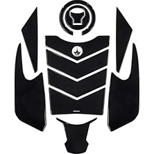 Starseven 13 Parça Honda NX500 2025 ile Uyumlu Kaydırmaz Tank Pad – 6d Karbon | Çizilmeye Karşı Kalkan, Motos