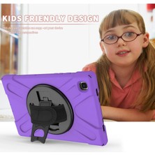 Lims Store Newface Samsung Galaxy T220 Tab A7 Lite 8.7 Kılıf Amazing Tablet Kapak - Mor