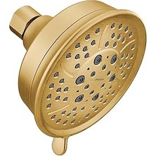 Starseven 3638BG Duş Acc-Core Dört Fonksiyonlu 4-3/8 "çaplı Püskürtme Başlığı Standart, Fırçalanmış Altı