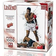 Starseven Ks Games 20724 Muhammed Ali 1000 Parça Puzzle -Ks Puzzle