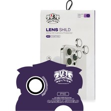 Lims Store Newface iPhone 16E Bilvis Titan Kamera Lens - Beyaz