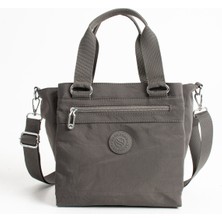 Sanmorris Kadın 5 Gözlü Paraşüt Kumaş Ayarlanabilir Çapraz Askılı El ve Omuz Çantası 4014