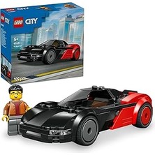 Starseven City Elektrikli Süper Araba 60486 – 5 Yaş Üzeri Erkek Kız Çocuklar Için Sürücü Minifigür
