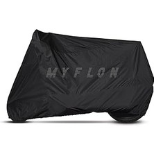 Starseven Miflonlu Motosiklet Brandası Su Geçirmez -Ic Yuzeyi Miflon Kapli - Beden- Siyah (Large Topcase)