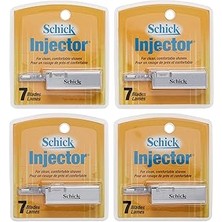 Starseven Schick Enjektör Bıçakları, 7 Adet Kutu (4'lü Paket)