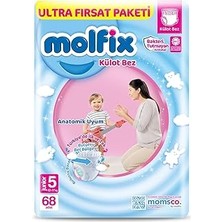 Starseven Molfix Külot Bez 5 Beden Junior Fırsat Paketi 68 Adet