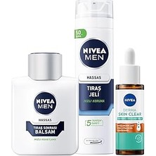 Starseven Men Erkek Tıraş Sonrası Balsam 100ML,DERMA Skin Clear Karşıtı 30ML Tıraş Jeli 200ML