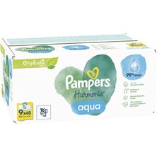NessiWorld Aqua Pure Islak Havlu Mendil 9'lu 432 Yaprak