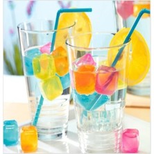 Zemira Serinletici Rengarenk Buz Küpleri 20 Adet