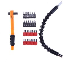 Zemira 22 Parça Lokma Tornavida Ucu Seti Uzatmalı