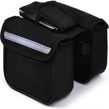 Zemira Bisiklet Çok Amaçlı Heybe Çanta Kadro Üstü Telefon Tutuculu - Siyah