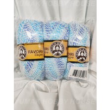 Ören Bayan Favori Caipo Mavi Ebruli El Örgü Ipi (3 Adet) - Renk: 208