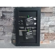 Zemira Klaket Tasarımlı Ipli Mandallı Fotoğraf Çerçevesi No: 1