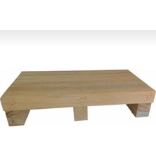 Craftel 18 cm Yükseklikte Doğal Ahşaptan Ev Içi Kullanıma Uygun Kaymaz Tabanlı Step Tahtası: 25 CMX50 C