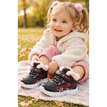 Almira Anne Bebek Kız Çocuk Ayakkabı Su Geçirmez Yünlü Iç Kaymaz Tabanlı