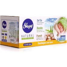 NessiWorld Natural Yenidoğan Islak Mendil 12X40 480 Yaprak