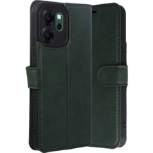 Newface Oppo Reno 14F Trend S Plus Kapaklı Kılıf - Yeşil