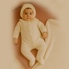 Bistyle Yenidoğan Tulum Battaniye Prıncess 13115 Ekru