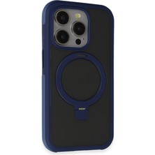 Joko iPhone 15 Pro Zorda Airbag Magsafe Standlı Kapak - Lacivert