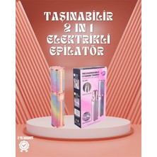 Epilons Paslanmaz Çelik Bıçaklı USB Epilatör – Kaş, Üst Dudak Çene Tüy Temizleyici