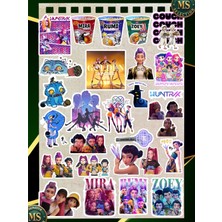 Major Selection Kpop Demon Hunter Sticker Set -2– 27’li | 3-5 cm | Suya Dayanıklı, Araba–laptop–defter Etiketleri