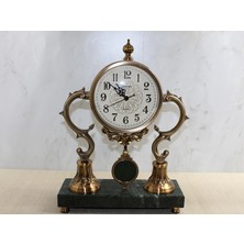 Esranın Dünyası Altı Mermer Sarkaşlı Masa Üstü Saat ALK4321