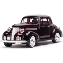 Motormax 1939 Chevrolet Coupe Bordo 1:24 Model Araba Bordo