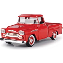 Motormax 1:24 W/b American Classics 1958 Chevrolet Apache Fleet Side Pickup Diecast Kırmızı
