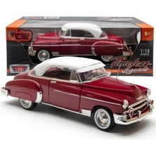 Motormax Motor Max 1:18 1950 Chevy Bel Air Diecast Model Araba Kırmızı