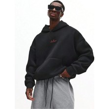 -Erkrk Premium 3 Iplik Baskılı Oversize Sweatshirt – Trend Streetwear 3