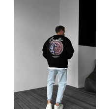 -Erkrk Premium 3 Iplik Baskılı Oversize Sweatshirt – Trend Streetwear 100