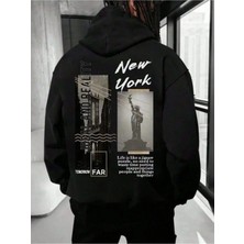 -Erkrk Premium 3 Iplik Baskılı Oversize Sweatshirt – Trend Streetwear 90