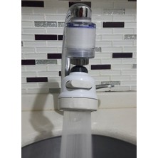 Sb Shopping Filtreli Kireç Önleyici 360 Derece Dönen Hareketli Musluk Başlığı - 3 Fonksiyonlu -