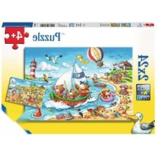 Esranın Dünyası 2X24 Parça Seaside Tatil Temalı Yapboz Seti
